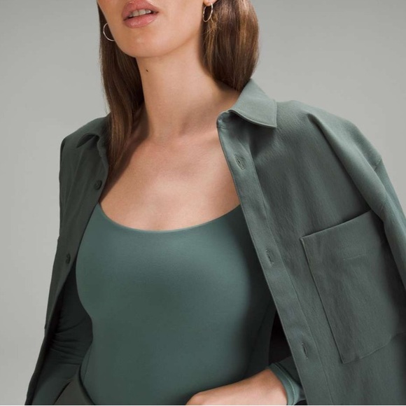 Lululemon Wundermost Ultra-Soft Nulu Square-Neck Long-Sleeve Bodysuit 1X - Picture 5 of 14